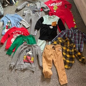 Toddler Clothing Lot Size 2T (13 Pieces Total) (3 matching sets)